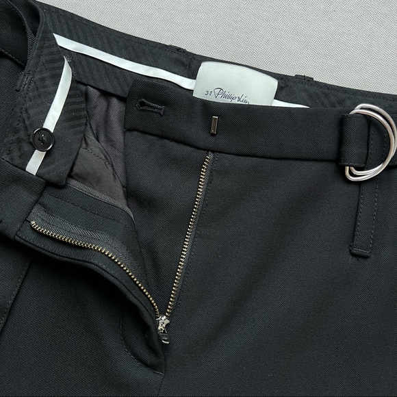 3.1 Phillip Lim Pressed Crop D-Ring Wool Trousers - Picture 7 of 9